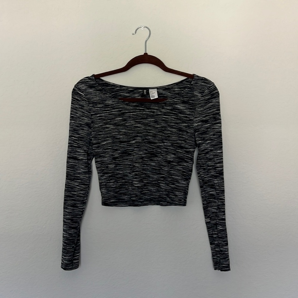 Longsleeve crop top